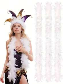 1 chiếc khăn lông vũ, khăn lông vũ lễ hội, trang trí lễ hội, phụ kiện trang phục dự tiệc tự làm, khăn lông vũ nhiều màu sắc, trang trí khăn, thích hợp cho tiệc sinh nhật, Halloween, Giáng sinh, đua xe, tiệc trà chiều, đêm giao thừa, buổi hòa nhạc, trang trí nhà cửa, khiêu vũ, đám cưới, biểu diễn sân khấu, trang phục và phụ kiện lễ hội, đồ dùng tiệc tùng, tiệc độc thân, đạo cụ chụp ảnh, lễ hội ngày Valentine, phong cách Bohemian. - Nhiều màu - Xem 7