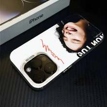 Funda de teléfono sexy Kpop BK J-j-Jennie compatible con  17 Air 16 15 14 13 12 11 Pro Max Plus, color a prueba de golpes, cubierta trasera plateada, compatible con funda de  17, funda de  17 Pro, funda de  17 Pro Max - z10 - Ver 8