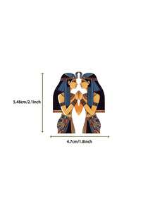 50pcs Vinyl Egyptian Stickers - CACOMVE Mixed Cartoon Decals For Water Bottle, Skateboard, Laptop, Phone, Reusable Waterproof Graffiti Stickers For Journaling, Scrapbooking, Party Supplies