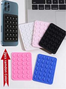 Silicone Suction Cup Phone Adhesive Bracket Strong Grip Selfie Video, And Easy To Use Silicone Suction Cup Upgraded To Model Compatible With, Android Phone, Birthday, Family, Friends Phone Holder, Phone Stand, Phone Accessories - Nhiều màu - Xem 14