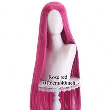 40inch Long Straight Wig Colorful Costume Wigs Synthetic Wig Red Blue Purple Blonde Anime Cosplay Wig For Halloween Cosplay Party - Multicolor - View 22