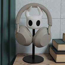 Hollow Knight Ergonomic Headphone Stand, Game Console Stand, Multifunctional 3D Display Stand, Suitable For Gaming And Office - Aluminum Alloy Desktop Organizer, Space-Saving Design, Durable Headset Holder