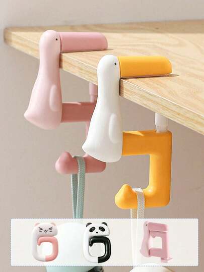 Portable Handbag Hanger,Table Portable Practical Hook ,Punch-Free, Home Kitchen Bathroom Door Rear Organizer,Portable And Practical Hook,Suitable For Student Backpacks, Office Desks, Cafe Shop Or Library Mobile Hanging Bag Hooks On Classroom Desks And Table Edges