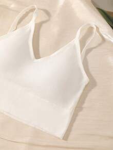 3pcs/Set Women's Criss-Cross Backless Wireless Bra - Multicolor - View 3