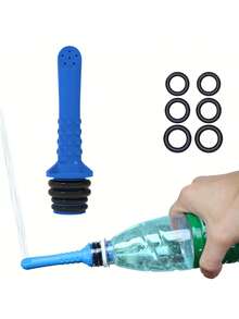 Portable Personal Bidet Sprayer, Mini Travel Hygiene Cleaner For Bottle, Reusable Gentle Intimate Wash, Convenient Feminine Wash Device In Blue & Green, Hygienic Personal Care Solution For Toilet Or Travel, Fits All Bottles, Compact Design, Easy To Carry Bathroom Bathroom Accessories Bathroom Tools - 1pcs - View 9