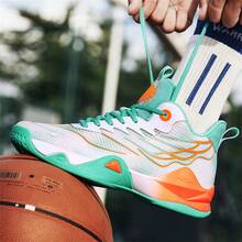 Men's Shoes Fashion Sneakers Breathable Running Shoes Men Arch Support Basketball Shoes Non Slip Sport Shoes Size:38-46 - White Moon - View 2