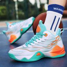 Men's Shoes Fashion Sneakers Breathable Running Shoes Men Arch Support Basketball Shoes Non Slip Sport Shoes Size:38-46 - White Moon - View 8