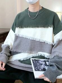 Men Sweaters - Dark Green - View 3