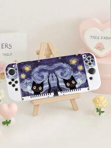 1 buah Casing Pelindung Switch Bertema Kartun Bunga Sakura dan Langit Berbintang, Kompatibel dengan Switch OLED / Switch / Switch2, Bahan TPU Lembut, Tidak Perlu Dibongkar, Anti Jatuh dan Anti Debu, Tersedia Berbagai Warna, Hadiah Ideal untuk Pemain Switch, Casing Pelindung Switch Gaya Kartun - MultiWarna - View 16