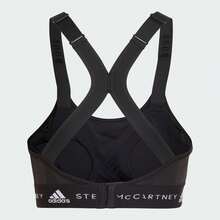 Adidas Women's SMC Medium Support Criss-Cross Back Sports Bra HG1289 - Black - View 2