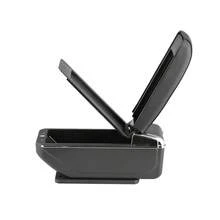 GEARZAAR For  Fiesta Mk7 2009-2017 Arm Rest Centre Console Storage Box Armrest Black - Black - View 5