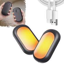 2 pièces Capacité totale 2000 mAh Réchauffe-mains magnétique portatif à chauffage rapide avec batterie longue durée et trois niveaux réglables. Chauffe-mains électrique réutilisable de taille paume portable avec grandes poches. Un incontournable pour les voyages, les cadeaux de Noël, les activités de plein air, la chasse, le golf, les déplacements, le camping et un accessoire de réchauffement hivernal indispensable pour les femmes et les hommes. Cadeaux de Noël, Réchauffe-mains, Cadeaux pour hommes, Remplissages de bas de Noël, Réchauffe-mains rechargeables