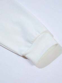 Sudaderas Para MujerWinter Clothes Sweaters Pearl Bow Loose And Comfortable Sweatshirts New Year Fit Sweatshirts SweatersLoose And Comfortablesweat Shirt - 白色 - 查看 5