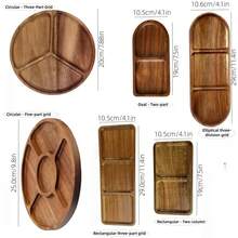 1个木质小吃盘,可作开胃菜托盘、多用途餐盘、奶酪板、木质托盘、熟食板、糖果盘、厚实圆形托盘,用于展示小吃、糖果、水果、奶酪等,是家居必备品,可重复使用,亦可作为圣诞家居装饰、厨房配件、婚礼用品、新年礼物、国庆礼物或圣诞礼物。 - 紫紅色 - 查看 12