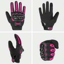 1 Pair Motorcycle Gloves Moto Riding Gloves Motorbike Glove Racing Protective Full Finger Gloves Touch Screen Moto Riding Gloves Outdoor Riding Protection Motocross Cycling Motorcycle Accessories ﻿Riding Essentials For Women Men Rider Gifts - A - View 4