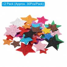 Foam Stickers, EVA Self Adhesive Glitters Foam Shape Sticker Craft Supplies For Scrapbook Card DIY Making Home Decor - 五角星 60Pcs - 查看 2