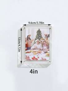 إطار صور مغناطيسي للثلاجة، خيارات الحجم 3/5/6 بوصة، ملصق صور إبداعي، لا يتطلب الحفر، ديكور للمطبخ والمكتب، بأسلوب إنستغرام، إطار صور مغناطيسي - متعدد الألوان - مشاهدة 12