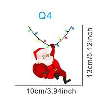 1 szt. Naklejki na przełączniki, prezent z drzewem i bałwanem, zdejmowane naklejki na przełączniki światła, naklejka ścienna do sypialni, do dekoracji domu, wystroju pokoju (4 STYLE)