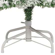 vidaXL Albero Natale Artificiale Incernierato con Neve Fioccata 240 cm