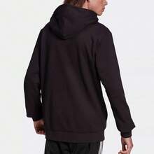 Adidas 阿迪达斯男士新款舒适简约连帽休闲卫衣 - 黑色 - 查看 2