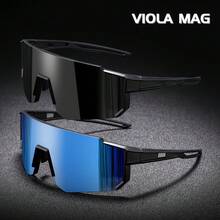 Large Frame PC Fashion Glasses For Women And Men, Optional 1 Pair/2 Pairs Set - 黑灰 - 查看 4