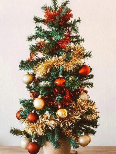 Purple Wire Wreath, Metallic Foil Christmas Wreath, Wire Wreath Decoration For Christmas Tree, Home, Office, Party, Fall, Thanksgiving, Halloween (Multicolor)