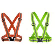 1 Piece Sports Vest, Men's Phone Stand, Reflective Vest Safety Equipment, For Walking And Cycling - Adjustable Waist/Shoulder Multi-Piece Set Decorative Vest Reflective Strap Protective Print Night Running Reflective Vest Elastic Strap Clothing Cycling Vest Construction Vest