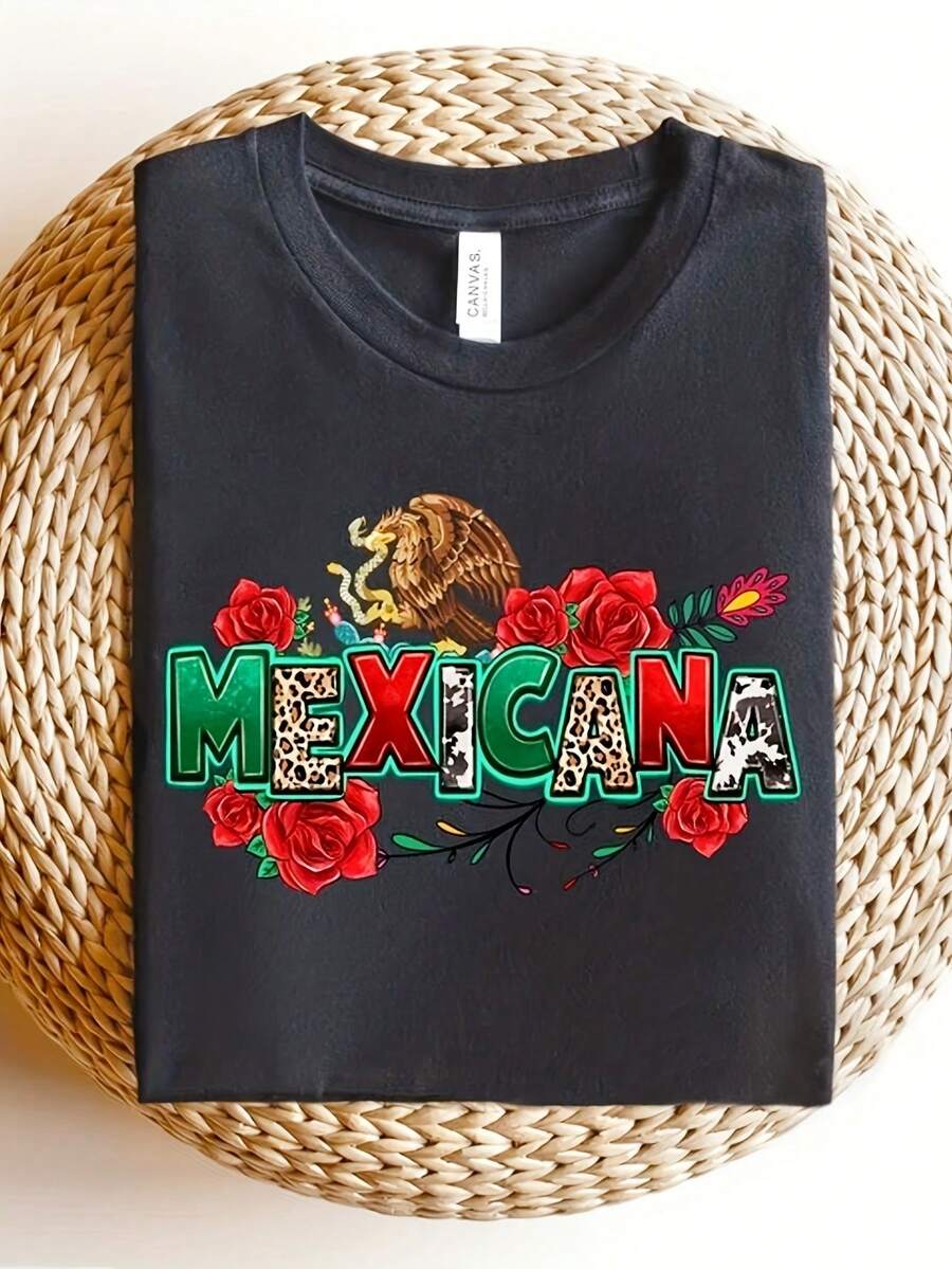 Camiseta de México, regalo mexicano, regalo latino, camiseta Cabrona Pero Linda, Ajuste regular para disfraces de Halloween y ropa informal: tela suave y elástica para mayor comodidad. - Negro - Ver 1