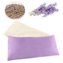 Almohada para los ojos de lavanda para relajación de yoga, máscara de ojos con peso y calentable para ojos secos, compresa caliente y fría con aromaterapia