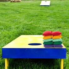 LEMESO Kit de Juegos de Lanzamiento Sacos de  + 12 Juguetes Anillo Lanzamiento círculo - 1 - Ver 7