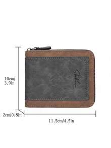 Sac pochette pour homme, sac à main pour homme, sac poignet pour homme, trousse de toilette pour homme, grande capacité, imperméable, léger, convient pour l'université, les affaires, les voyages, en PU, rétro, cadeau pour homme, petit sac, sac de Noël, sac à dos imperméable, vintage, Saint-Valentin - Multicolore - Voir 6