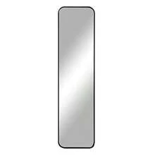 Cooper And Co. 120cm Elle Rectangle Leaning Wall Mirror Black - As Pic - View 1