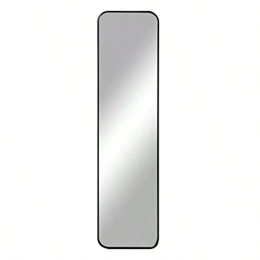 Cooper And Co. 120cm Elle Rectangle Leaning Wall Mirror Black - As Pic - View 1