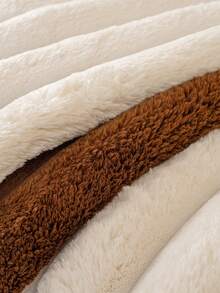 1件加厚绒毛沙发套，提花秋冬沙发垫，保暖柔软，宠物友好，防污防刮，适用于客厅、卧室、户外，适合1/2/3/4人沙发 - 米色 - 查看 8