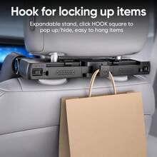 ROOLAEFOO Atmungsaktives Autoschlafkissen aus Stoff|Verstellbare Kopfstütze für Autositze mit Metallstangen|180° drehbar & platzsparend|Weiches Nackenkissen für Erwachsene & Kinder|Ohne Werkzeug installierbar|Ideal für lange Fahrten & Reisen