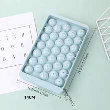 Ice Cube Tray, Spherical Ice Cube Mold, Homemade Edible Round Ice Ball, Refrigerator-Freezer Ice Cube Container, Silicone Ice-Making Helper - Nhiều màu - Xem 7