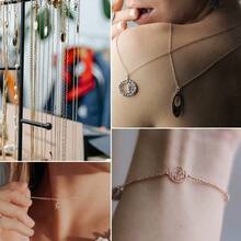 32.8 Feet Jewelry Making Chains Necklace Chain Bracelet Chains 2mm Thin Chain With 30Pcs Lobster Clasps And 100Pcs Open Jump Rings Gold - Gold - View 6