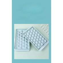 Ice Cube Tray, Spherical Ice Cube Mold, Homemade Edible Round Ice Ball, Refrigerator-Freezer Ice Cube Container, Silicone Ice-Making Helper - Nhiều màu - Xem 8