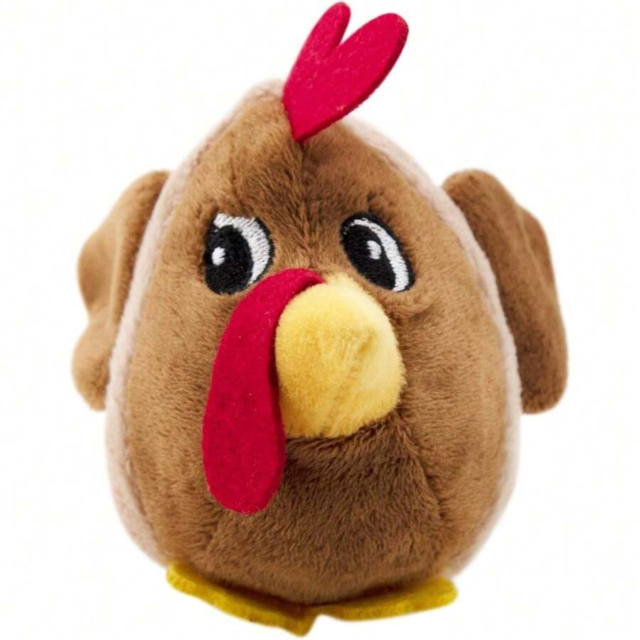 Outward Hound Fattiez Pig Plush Squeaky Dog Toy, Small - Fattiez Chicken - 查看 1