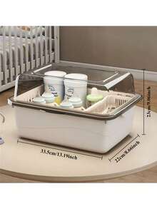 Baby Supplies, Bottle Storage Box, Dust Cover, Draining Rack, Baby Tableware, Toys, Newborn Complementary Food Storage Box