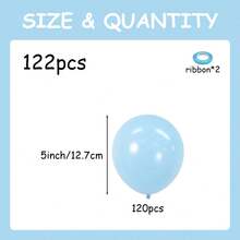 Globos azul pastel de 5/10/12/18 pulgadas, globos de látex gruesos de color azul claro pastel, cielo aqua, para decoración de graduación, baby shower, bautizo, revelación de género, bodas, Pascua, cumpleaños, despedida de soltera - Celeste - Ver 25