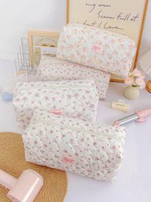 1Pc Cute Strawberry Pattern Print Hair Dryer Storage Bags Hair Curler Storage Bags For Travel Portable Hair Dryer Storage Bag Multifunctional Cosmetic Bag Cosmetic Storage,Hair Care Essential Oil Storage Bag ,Travel Toiletry Bag Handbag Dustproof Large Capacity Electric Curling Wand Straight Plate Clip Protective Cover Hair Dryer Storage Travel Essentials - Multicolor - View 2