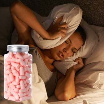 10件套 厌倦了睡觉时被噪音打扰？这款降噪睡眠耳塞就是解决方案。它采用亲肤记忆海绵制成，贴合耳道形状，佩戴舒适。子弹头设计确保有效隔离噪音，无论是打鼾声、交通噪音还是其他环境噪音。