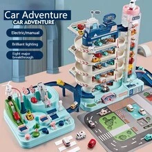 1pc 2025 New Parking Garage Puzzle Car Adventure Track Playset - Birthday Gift, Holiday Gift, Perfect Gift For Boys & Girls - Multicolor - View 9