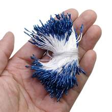 1mm 360pcs Handmade DIY Flower Craft Materials, Flower Center Accessories, Pearlescent Flower Bud, Fondant Flower Stamen, Mesh Flower