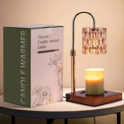 Candle Warmer Lamp Electric Wax Melt Table Lamps With Timer And Dimmer Adjustable Height With 2 Bulbs For Scented Jar Candles Home Decor