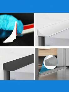 干湿分离阻隔条、浴室硅胶止水条、洗碗池边挡水条、淋浴房挡水条、浴室配件 - 彩色 - 查看 3