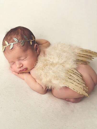 1 pièce - Décoration de feuille d'arbre pour nouveau-né, séance photo pour nouveau-né, accessoires photo mignons pour nouveau-né, décorations et cadeaux de douche de bébé, cadeaux de Pâques pour bébé. Accessoires photo dorés et argentés pour révélation du sexe, fête d'anniversaire de garçon ou de fille, décoration de chambre de garçon, fête de douche de bébé, cadeaux de douche de bébé pour les invités