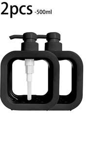 Soap Dispenser 300/500ML Hotel Bathroom Shower Gel Shampoo Refill Bottle Soap Liquid Empty Bottle Soap Dispenser Bathroom, Bathroom Brush, Dispensing Bottle, Bathroom Storage Tank, Detergent Container, Dishwashing Liquid, Hand Soap Spray, Body Wash, Portable Accessories Storage