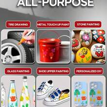 1 Stück/5 Stücke Reifen Graffiti Stift, unauslöschbarer Markierstift, wasserfester und UV-beständiger Reifenstift, DIY Auto Graffiti Stift, Reifen Färbestift, geeignet für Reifendekoration, Motorschrauben Markierung, Autolackausbesserung, schnelltrocknender Zeichenstift, Kfz-Zubehör, Bürobedarf